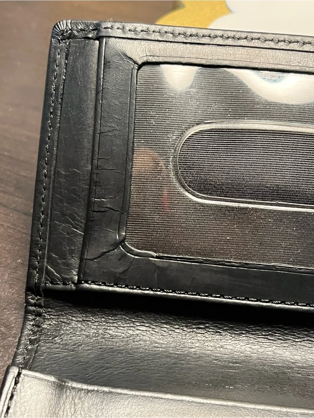 Lodis Black Leather Men's Card and ID holder vintage